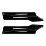 Eawfgtuw 5 Serisi F10 F11 M Spor Ön Tampon Spoiler Dudak Karbon Görünümlü ABS Plastik Yan Bölücü Trim Koruma Gövde Kiti Tuning Aerodinamik (Siyah)