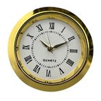 Eawfgtuw Fonksiyonel ve Dekoratif Mini Saat Ekleme, 36mm/55mm Çap, Altın/Gümüş Çerçeve (36mm)
