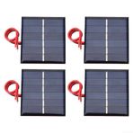 Eawfgtuw Güneş Paneli Kiti 0 55W 3V DIY Modelleri için, Küçük Cihaz Şarj Uygulamaları için Mükemmel (1 adet)