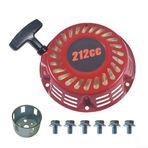 Eawfgtuw , GX168 ve for GX200 Motorları için Liman Yük Oranı 173Cc ve 212Cc Motorları İçin Başlangıç Kupası Doğrudan Değiştirme Geri Tepme Çekme Başlat