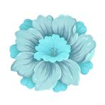 Eawfgtuw Halı Mat, Mat Çiçek Halı, Çin Tarzı Lotus Yer Paspası Başucu Battaniyesi Vestiyer Paspası 40 * 40 cm Yer Halıları, Aile Yatak Odası Oturma Odası Mutfak için Uygun (açık mavi gradyan)