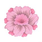 Eawfgtuw Halı Mat, Mat Çiçek Halı, Çin Tarzı Lotus Yer Paspası Başucu Battaniyesi Vestiyer Paspası 40 * 40 cm Yer Halıları, Aile Yatak Odası Oturma Odası Mutfak için Uygun (pembe gradyan)