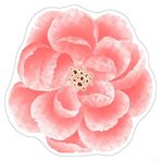 Eawfgtuw Lotus Zemin Paspası Yuvarlak Kristal Kadife Halı Kaymaz Kauçuk Destekli Yatak Odası Banyo Mutfak Giriş Yolu için - Yumuşak Emici Çiçek Halı (Lotus kök nişastası)