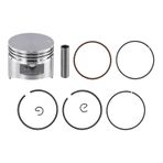 Eawfgtuw Motor GX100 Piston ve Yüzük Seti 52Mm WACKER BELLE için, Gudgeon Pin ve Klipsli Kit, 13101-Z0D-000- Hassas Performans İçin Uygun