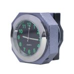 Eawfgtuw Motosiklet Gidon Saati 3,3 cm Çap Alüminyum Alaşım Su Geçirmez IPX7 Kuvars Saat Aydınlık 22-28 mm Gidon için Mavi Kırmızı Beyaz Siyah (beyaz)
