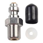 Eawfgtuw Sağlam ve Pas Korumalı, 1 ADET 8mm Hızlı Bağlantı Çek Valfı PCP Dolum Eklemi, M10* 1