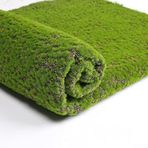 Eawfgtuw Yapay Yosun Yeşil Bitkiler Duvar Paneli 100x100 cm Suni Çim Mat Ev Mağazası Veranda Restoran Bar Ofis Dekorasyonu İç Mekan Dış Mekan Kullanımı (Renkli)