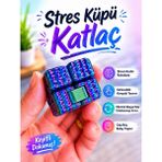 Eba Home Renkli Katlaç Sonsuz Küp Stres Küpü 23 gr PLA Filament ile Eğlenceli ve Hareketli