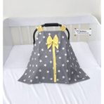 Ebabynest Big Star Serisi Gri Sarı Puset Örtüsü - 0 - 13 kg - Renkli