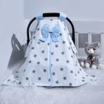 Ebabynest Big Star Serisi Mavi Puset Örtüsü - 0 - 13 kg - Renkli