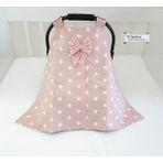 Ebabynest Big Star Serisi Pudra Beyaz Puset Örtüsü - 0 - 13 kg - Renkli