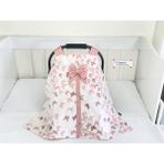 Ebabynest Kelebek Serisi Pudra Puset Örtüsü V1 - 0 - 13 kg - Renkli
