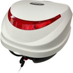 Ebakbak Motosiklet Arka Çanta 32 Litre Beyaz Sırt Dayama Pedi Motor Çanta