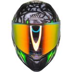 Ebakbak Motosiklet Kask Ece 22.R06 Güneş Vizörlü Full Face Motor Kaskı Skull Yeni - XL - Çok Renkli