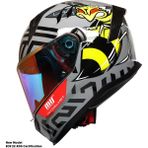 Ebakbak Motosiklet Kask Ece 22.R06 Sertifikalı Güneş Vizörlü Fiber Kask Full Face Motor Kaskı Yeni Sezon