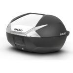 Ebakbak Motosiklet Kurye Arka Top Case Çanta Beyaz Kapak Kilitli Shad Motor Çantası Bagaj Hacim 47 Lt