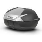 Ebakbak Motosiklet Kurye Arka Top Case Çanta Titanyum Kilitli Shad Motor Çantası Bagaj Hacim 47 Lt