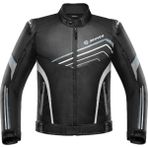 Ebakbak Motosiklet Montu Full Korumalı 4 Mevsim Maxdura Kumaş ve Pu Deri Motor Mont Siyah Edt - 3XL