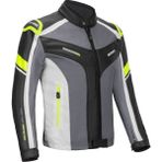 Ebakbak Motosiklet Montu Full Korumalı 4 Mevsim Pu Kaplamalı Deri ve Maxdura Kumaş Motor Mont Neon - 3XL