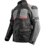 Ebakbak Motosiklet Montu Uzun Model 4 Mevsim Full Korumalı Maxdura Kumaş Aırbag Toruıng Mont Gri