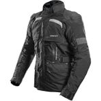 Ebakbak Motosiklet Montu Uzun Model 4 Mevsim Full Korumalı Maxdura Kumaş Aırbag Toruıng Mont Siyah - 3XL