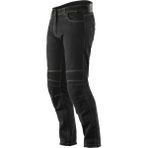 Ebakbak Motosiklet Pantolonu Likralı Esnek Kumaş Korumalı Kevlar Kot Motor Pantolon Jean Siyah - 3XL