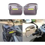 Ebakbak Motosiklet Rüzgar Koruma Siperlik Scooter,cross,vitesli ve Atv Mod Uygun Üniversal Reflektörlü Elçik