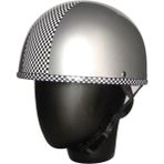 Ebakbak Motosiklet ve Bisiklet Yarım Chopper Model Kask Abs Matreıal Kask Grey - Çok Renkli