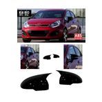EBAL OTO AKSESUAR Kia Rio Batman Yarasa Ayna Kapağı Sinyalli Piano Black 2012-2016 Ve Montaj Bandı--