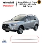 Ebal Oto Mitsubishi Outlander Krom Alt Bagaj Çıtası 2007-2013 P. Çelik Uyumlu - Gümüş