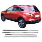 Ebal Oto Nissan Qashqai +2 Krom Cam Çıtası 4 Prç. 2010 Üzeri P. Çelik