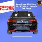 Ebal Oto Vw Passat B8.5 Krom Bagaj Alt Çıtası 2019 ve Üzeri P.çelik