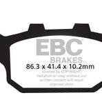 EBC FA174 Honda CBF 600 Arka Fren Balatası