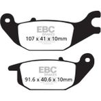 Ebc FA343 Honda CBR125R 04-10 , Yamaha Trıcıty 125 14-16 Arka Fren Balatası