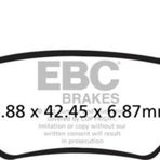 EBC FA475R POLARIS SPORTSMAN 400/570/800/1000 SINTER ÖN ARKA FREN BALATASI