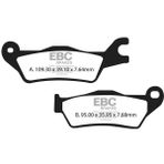 Ebc FA715 Honda CBF125/150 - Suzukı Gsxr/s 125 Organik Ön Fren Balatası