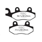 Ebc Fren Balatası Carbon Sfac228 2008-2009 Peugeot Satelis 125 Arka (nissin Kaliper)