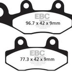 Ebc Fren Balatası Carbon Sfac228 Peugeot Satelis 250 Arka Nissin Kaliper