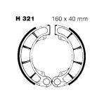 Ebc H321 1994-2007 Honda Vt 600 Shadow Uyumlu Arka Fren Balatasi Yayli Kampana Set