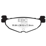EBC SFA408 Yamaha XP 500 S 2004-2007 Arka Fren Balatası