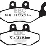 EBC SFA418HH SINTER SCOOTER PERFORMANS BALATASI
