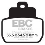EBC SFA425 Organik Piaggio X9 250 Arka Fren Balatası