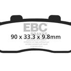 EBC SFA498HH SINTER SCOOTER PERFORMANS BALATASI