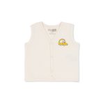 ebebek Hello Baby HelloBaby Erkek Bebek Kapitone Yelek Hayvan Baskılı Çıtçıtlı V Yaka Sleeveless