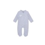 ebebek Hello Baby HelloBaby Erkek Bebek Tulum Fermuarlı Bisiklet Yaka Uzun Kol Patikli