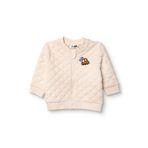 ebebek Hello Baby HelloBaby HelloBaby Erkek Bebek Kapitone Hırka Fermuarlı Little Car Mandarin Collar Uzun Kol