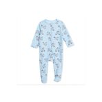 ebebek Hello Baby HelloBaby HelloBaby Erkek Bebek Patikli Tulum Hayvan Baskılı Fermuarlı Bisiklet Yaka Uzun Paça Uzun