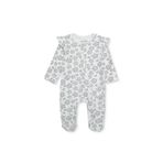 ebebek Hello Baby HelloBaby HelloBaby, Kız, Patikli Tulum, Çiçek Baskılı, Fermuarlı, Bisiklet Yaka, Uzun, Uzun Kol