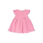 ebebek Hello Baby HelloBaby Kız Bebek Elbise Çıtçıtlı Bisiklet Yaka Short Sleeve