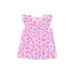 ebebek Hello Baby HelloBaby Kız Bebek Elbise Hayvan Baskılı Çıtçıtlı Bisiklet Yaka Short Sleeve